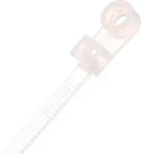 EM Group Cable Tie with Mounting Hole 200x4.5mm, 100 Pieces