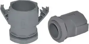 Ergom Polyamide Cable Gland for Protective Conduits PG9 IP54 Grey FD 9