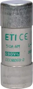 Eti-Polam CH22x58 aM cilindrisks drošinātājs 50A 690V