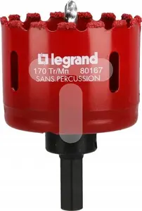 Legrand 080167 Hole Saw 67mm for Very Hard Materials