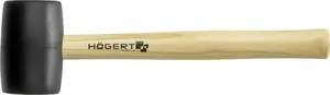 Högert Technik Rubber Mallet 900g Black