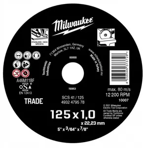 MILWAUKEE 4932479579 Metal Cutting Disc 230 x 1.9 x 22.2 mm