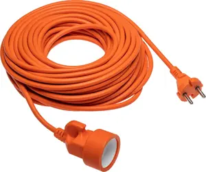 Садовый удлинитель GTV 2 x 1мм, 10м, оранжевый