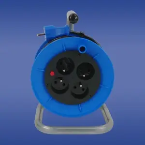 Катушечный удлинитель Elektro-Plast P-M-25, 25 м, IP20, синий
