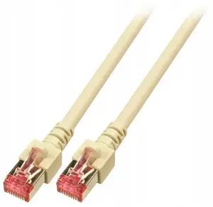 SecurityNET S/FTP Cat.6 Patch Cable, 0.5m, LSZH, Grey