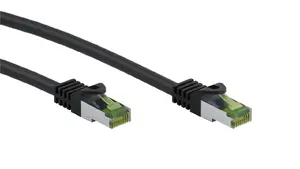 Goobay CAT 8.1 S/FTP tīkla kabelis, RJ-45, 5m, melns