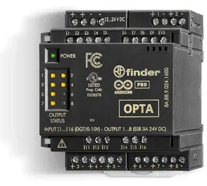 Finder 8A.88.9.024.160C Codesys SSR Expansion Module, 12-24V DC, 16 Digital/Analog Inputs, 8 SSR Outputs