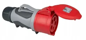 PCE 2253-6tt Portable Industrial Socket 32A 5P 400V IP44/54