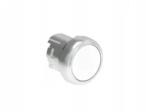 Lovato Electric LPSB108 Flush Pushbutton, Spring Return, White, 22mm