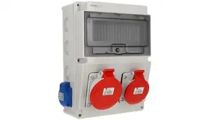 Spamel SB-103505-S0060-54 Distribution Board 5x32A 5x16A 2x3x16A IP54