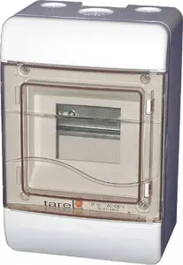 Tarel 1x5 Modular Flush-Mounted Distribution Board with PE and N Terminals IP40