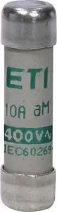 Eti-Polam CH8x32 cilindrisks drošinātājs 10A 400V