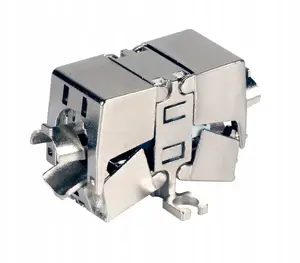 SecurityNET CCAS-CM-K6A-STP RJ45 Category 6A STP Modular Coupler Metal