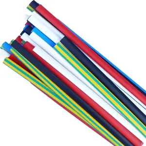 EM Group Thin-Walled Heat Shrink Tubing 4.8/2.4 mm, Assorted Colors, 50 Pieces x 1 m