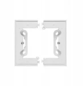 Kontakt-Simon TSC/114 Single Surface-Mounted Box for LINE/DUO Frames, 40 mm Height, Matte Light Gray