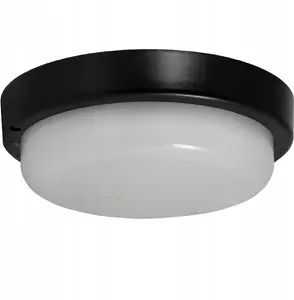 Bemko KANLO Round LED Luminaire 12W 4000K 1150lm IP54 Black