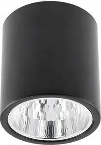 GTV DRAGO Ceiling Light Fixture, E27, max 60W, IP20, Black