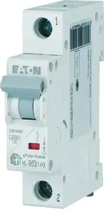 Eaton HN-B63/1 Miniature Circuit Breaker 1-Pole 63A 6kA