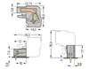 Wago 232-203/026-000 MCS-MIDI Classic 3-polu savienotājs Photo 3