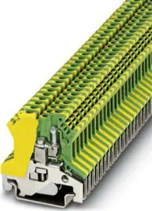 Phoenix Contact TB 2,5-PE I Essential Protective Conductor Terminal Block 2.5mm2 Green-Yellow