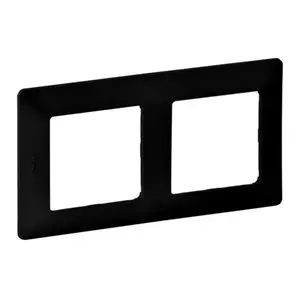 Legrand 754252 Wall Plate Cover, Black, Thermoplastic