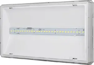 AWEX EXIT L ECO LED Emergency Luminaire, 3W, 340lm, 1h, IP65, Maintained/Non-maintained