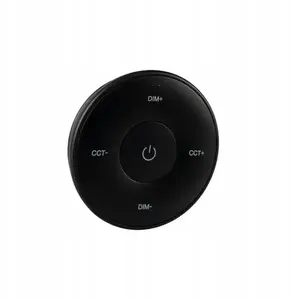 Kanlux REMOTE O 1 MONO/CCT-B 3 DC RF 2.4GHz LED kontrollera tālvadības pults, melna