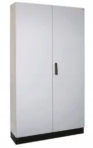 Eti-Polam HXS300 4-12 PH1 Floor-Standing Metal Enclosure IP55 Class I RAL7035 with 100mm Plinth