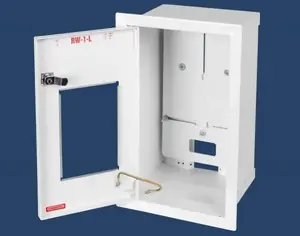 KARWASZ RW-1-L Z/O Flush-Mounted Electricity Meter Cabinet for 1 Single-Phase Meter IP30