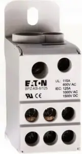 Распределительный блок Eaton BPZ-KB-6/125 1-полюсный 125А