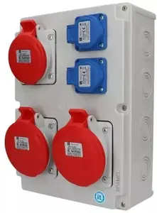 Распределительный щит Spamel SB-003005-S0050-54 2x32A 5x16A 2x16A IP54