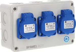 Shumee Power Distribution Board 3x3x16A, 16A, IP54