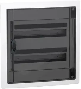 Распределительный щит Schneider Electric PrismaSeT XS для скрытого монтажа 2x18 модулей с прозрачной дверью IP40 IK09