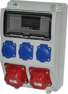 Распределительный щит ELS Elektrotechnika PRYMA, 32A/5P, 16A/5P, 3x230V, IP44