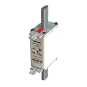 Плавкая вставка Eaton NH 80A 500V gL/gG размер 01 с двойным индикатором
