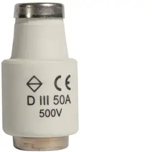 Hager LE33F50 DIII gF 50A 500V Fuse Link
