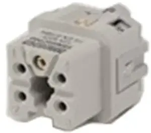 Emas T0-EB005CP00 Female Insert for Metal Cover, 4-Pin + PE, 10 A
