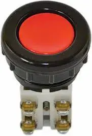 Promet W0-N2-1KP C Control Pushbutton 38mm Red 2NO 2NC