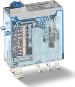 Finder 46.61.9.024.4000T Miniature Industrial Relay, 1P 16A 24V DC, Railway Version