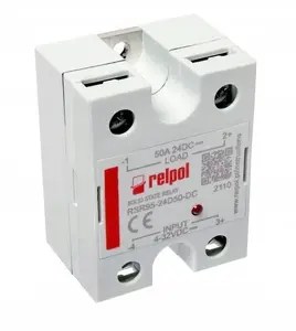Relpol RSR95-120D20-DC Solid State Relay, 4-32V DC Input, 0-120V DC Output, 20A