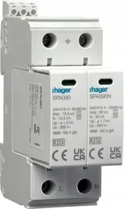 Устройство защиты от перенапряжений Hager SPA911 тип T1+T2 MOV 2P для сетей TN-S/TT