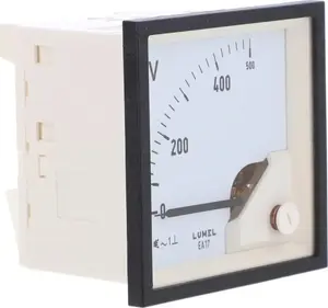 Аналоговый вольтметр Lumel 72x72 мм, 500В, IP50, EA17N
