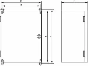 ELEKTROPLAST UNIbox Uni-2/T Surface Mounted Enclosure 43.22