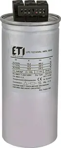 Eti-Polam CP LPC Power Capacitor 12.5 kVAr 440V 50Hz