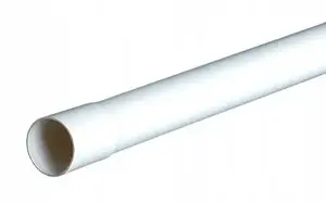 Marmat RLm 20 Smooth Socketed Pipe, White, 3m