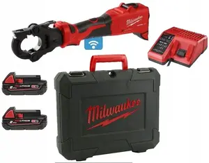 Milwaukee M18 ONEHCCT60-202C Hydraulic Cable Crimper 60kN with 2 Batteries and Charger