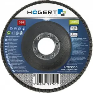 Högert Technik Flap Disc 125x22.4 mm Grit 60