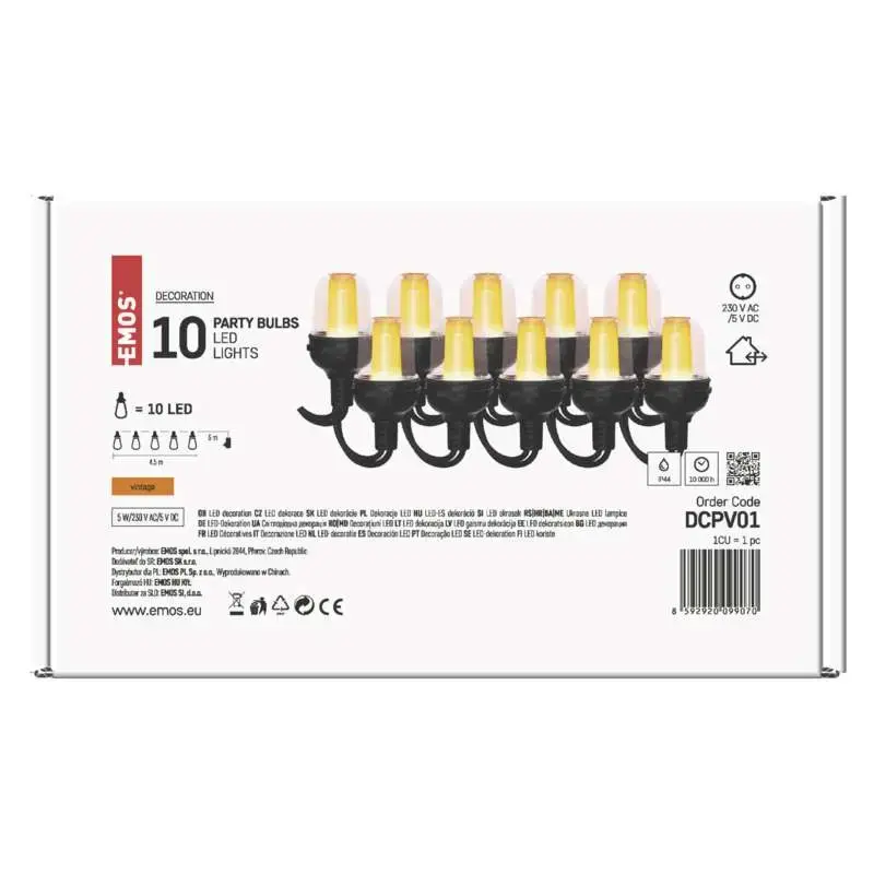 EMOS DCPV01 LED String Light 4.5m Photo 2