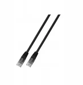 SecurityNET Patch Cord UTP Cat.5e 0.25m Black PVC