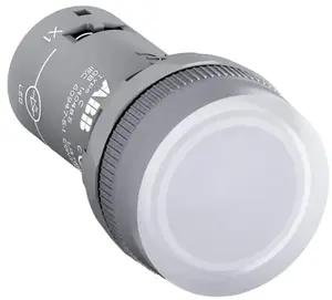 ABB CL2-623C Compact LED Pilot Light 22mm Transparent 230V AC